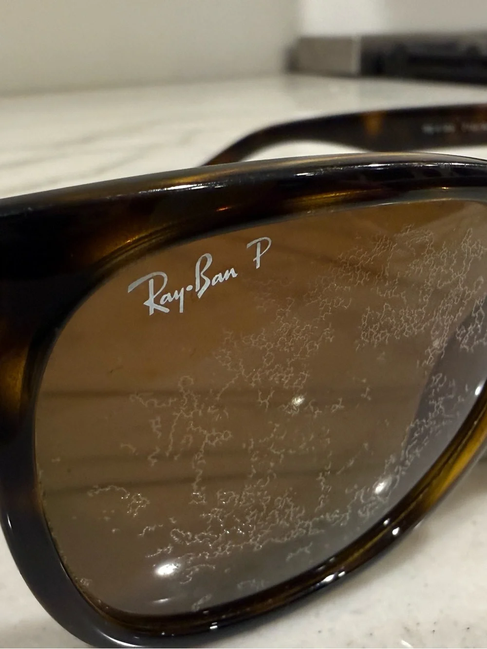 Ray-Ban RB4184 Polarized Tortoise Sunglasses 54mm
